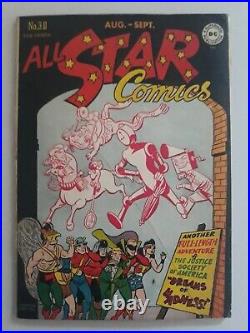 All Star Comics 30 DC 1947 Golden Age Justice Society