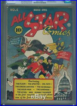 All-Star Comics #4 (Mar-Apr 1941, DC) CGC 3.5 Golden Age Key Justice Society