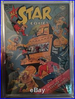 All Star Comics #43/CGC 6.0 CROW Universal/Robot Cover/Classic Golden Age Comic