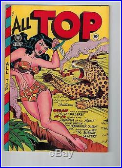 All Top Comics # 12 NM- 1948 Fox Features Syndicate Golden Age Comic Book JJ1