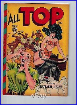 All Top Comics # 14 NM- 1948 Fox Features Syndicate Golden Age Comic Book JJ1