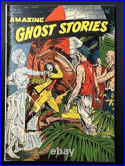 Amazing Ghost Stories #15 Matt Baker Cover Golden Age Comic 1954 St John VG A4