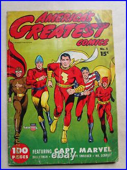 America's Greatest Comics #1 Complete And Intact