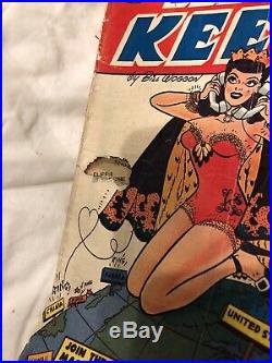 Antique Vintage Comic Book Katy Keene Golden Age 1949# 1 Edition Pin Up