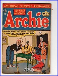 Archie #18-1946-Jack o Lantern cover Veronica Golden-Age