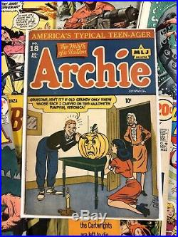Archie #18 VG+ 4.5 golden age 1945 halloween cover MLJ magazine AMERICANA
