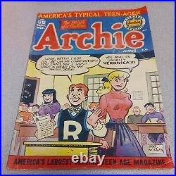 Archie #58 Golden Age 1952 Mlj Comics Headlights Cover bob montana good girl art