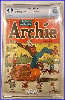 Archie Comics #1 Golden Age 4.0 Unrestored CBCS (LIKE CGC) MLJ Rare