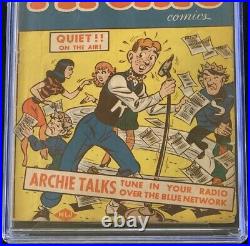 Archie Comics #4 (MLJ 1943) CGC 4.0 OW-W Only 38 in Census! Golden Age