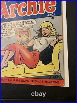 Archie Comics #50 53 Classic Golden Age Key Lot Pals n Gals #23 First Josie