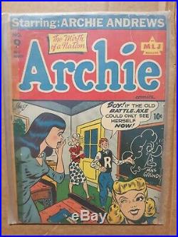 Archie Comics #9 1944 Archie Publications Golden Age Comic Book Complete