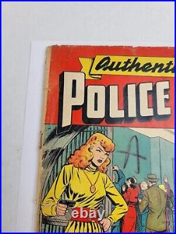 Authentic Police Cases #11 St. John Publication 1951 Golden Age Matt Baker Cover