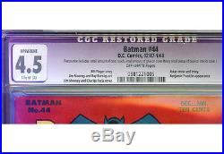 BATMAN # 44 CGC 4.5 CLASSIC GOLDEN AGE JOKER! BE$T on eBay! BID $376 or BUY $488