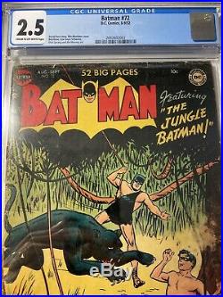 BATMAN #72 (1952) CGC 2.5 2002602002 Golden Age