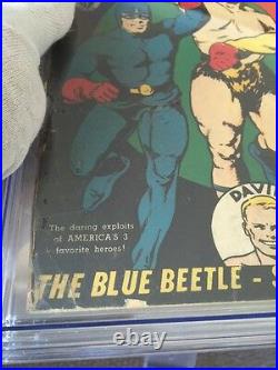 BIG 3 #2 CGC 1.5 Winter 1941 Golden Age The Blue Beetle-Samson-The Flame RARE