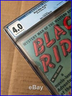BLACK RIDER #8 CGC 4.0 Stan Lee Photo Cover Golden Age 1950