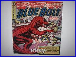 BLUE BOLT' # 107 (coverless). L. B. COLE, SPACEHAWK, SUB-ZERO MAN, GOLDEN AGE