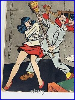 BOY COMICS #24 Golden-Age 1948 Bondage Cover Holocaust Concentration Camp Issue