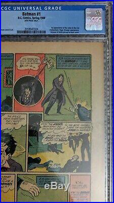 Batman #1 (Page 28 Only) 1st App. The Joker Classic Golden Age DC Comic CGC 1940