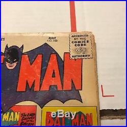 Batman #100 (June 1956 DC Comics) Golden Age Comic Book