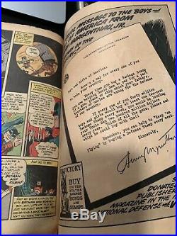 Batman #12 DC Golden Age 1942 Joker appearance 1st secret hangar (Batcave)