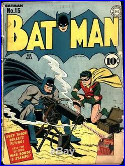 Batman #15 Golden Age DC 1.5