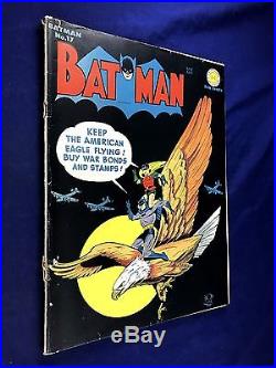 Batman #17 (1943 DC Comics) Robin appearance Golden Age NO RESERVE