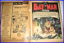 Batman #17 Golden Age DC comic Classic Patriotic WWII Eagle cvr Penguin story