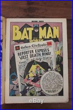 Batman #19 (1943) Rare Golden Age Comic Book White Pages Higher Grade