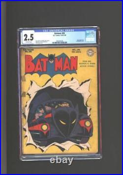 Batman #20 CGC 2.5 Joker App. 1st Batmobile Cover 1944