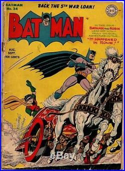 Batman #24 Golden Age DC 1944 BINOBO