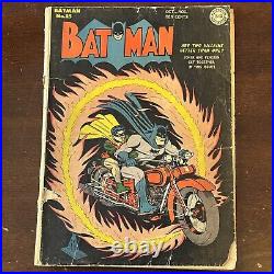 Batman #25 (1944) 1st Villain Team Up Penguin and Joker