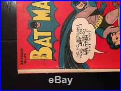 Batman #35 Good/Very Good (3.0) G/VG Golden Age DC 1946 Catwoman See Pics