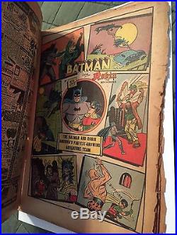 Batman #4 (1940) CGC 0.5 Complete Book! DC Comics Golden Age