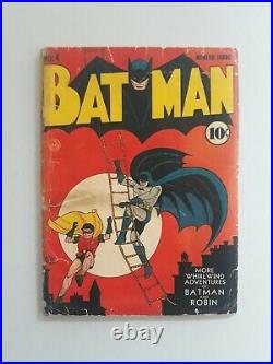 Batman 4 Joker Appearance DC Golden Age 1940