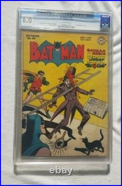 Batman #40 CGC 6.0 1947 Golden Age Joker Cover