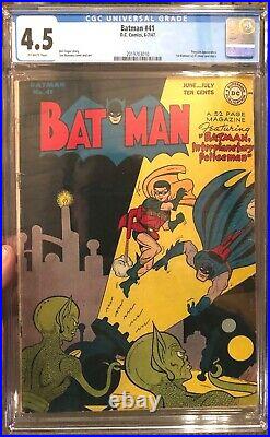 Batman #41 (1947) CGC 4.5 1st Batman Sci-Fi Cover Golden Age Key Issue