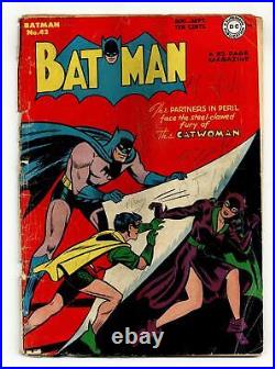 Batman #42 GD- 1.8 1947