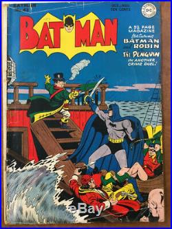 Batman #43 Golden Age DC Superhero October November 1947