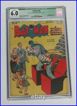 Batman 45 CGC 6.0 Golden Age 1948 The Christmas Adventure Rare