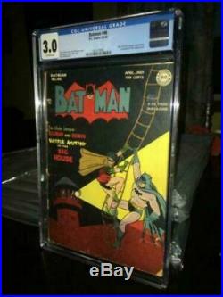 Batman #46 Cgc 3.0 (gd/vg) Classic Joker Story Golden Age Htf Pedigree
