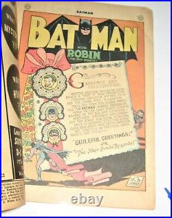 Batman #46 Golden Age DC comic Joker Story Clean Black cover