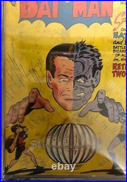 Batman 50 CGC 1.8. Two Face. 1948 1949. Golden Age Key book