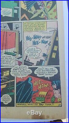Batman #51 (1949) - Classic Penguin story. 1st ad for Superboy #1. Golden Age