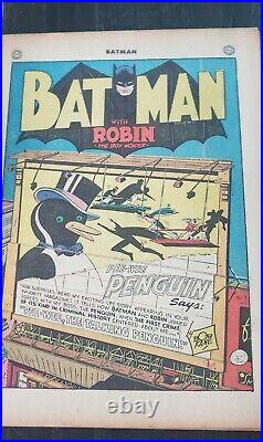 Batman #51 Golden Age DC Comic 1949 Nice Book Rare Penguin