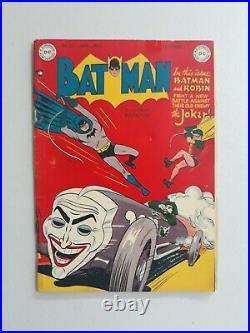 Batman 52 Iconic Joker Cover Appearance DC Golden Age 1949
