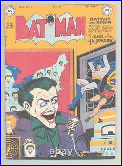 Batman #55 0.5 Coverless Golden Age Joker App Ow Pages 1949