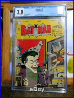 Batman 55 Cgc 3.0 Golden Age Batman Joker Cover