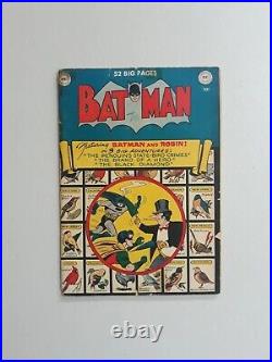 Batman 58 Penguin Cover Appearance DC Golden Age 1950