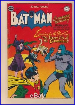 Batman 62 Origin of Catwoman Golden Age Batman Comic Key
